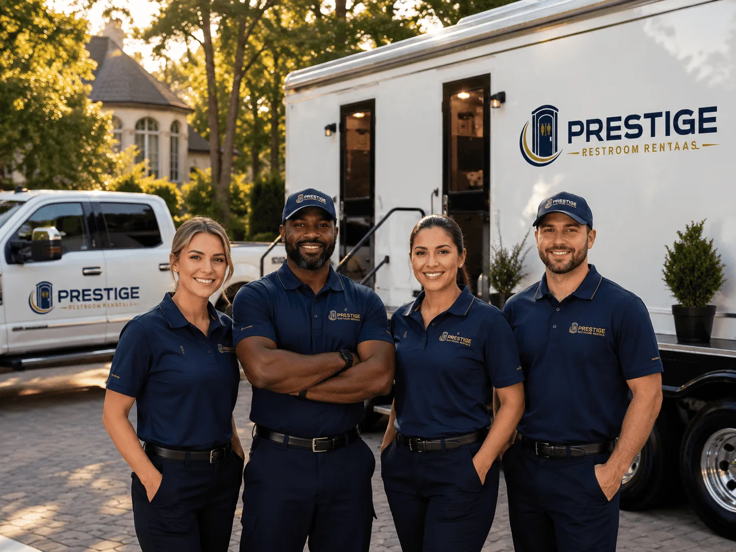 Trusted Luxury Portable Restrooms company in Mccrory, AR